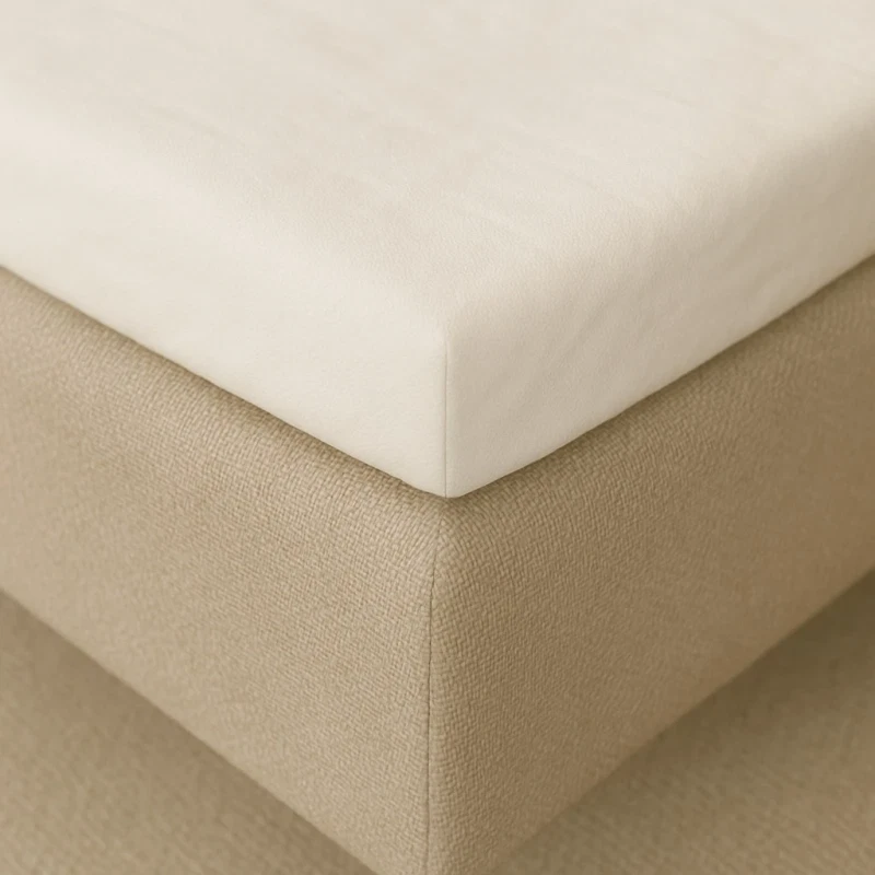 Kuvertlagen 140x200 cm - bomuldssatin - Soft feel - ivory - ProSleep